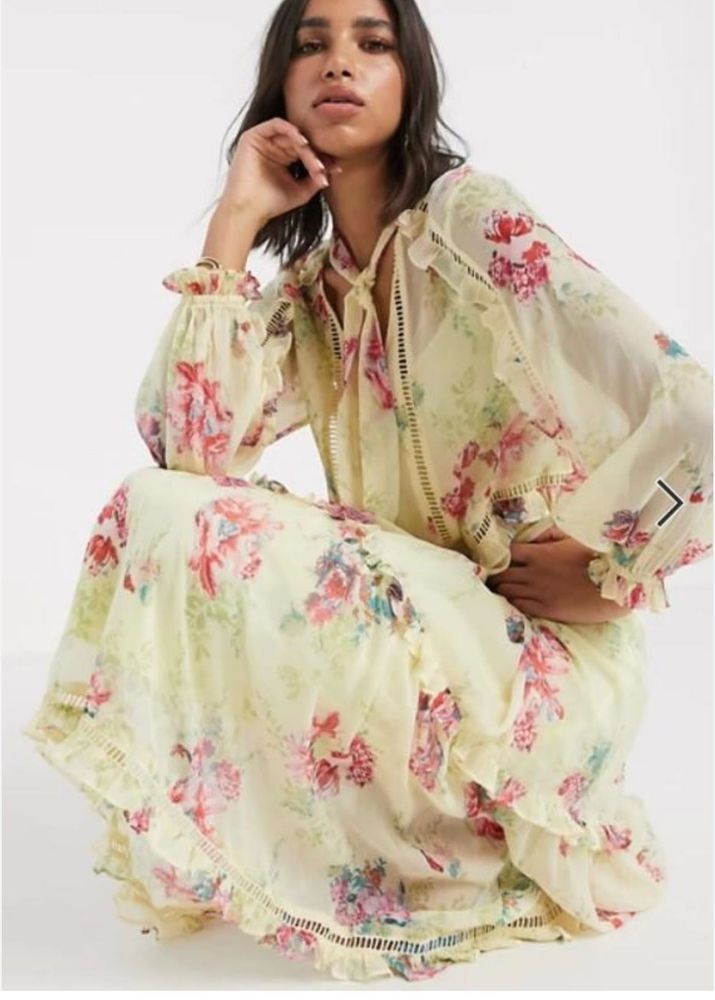 ASOS Floral Maxi Dress