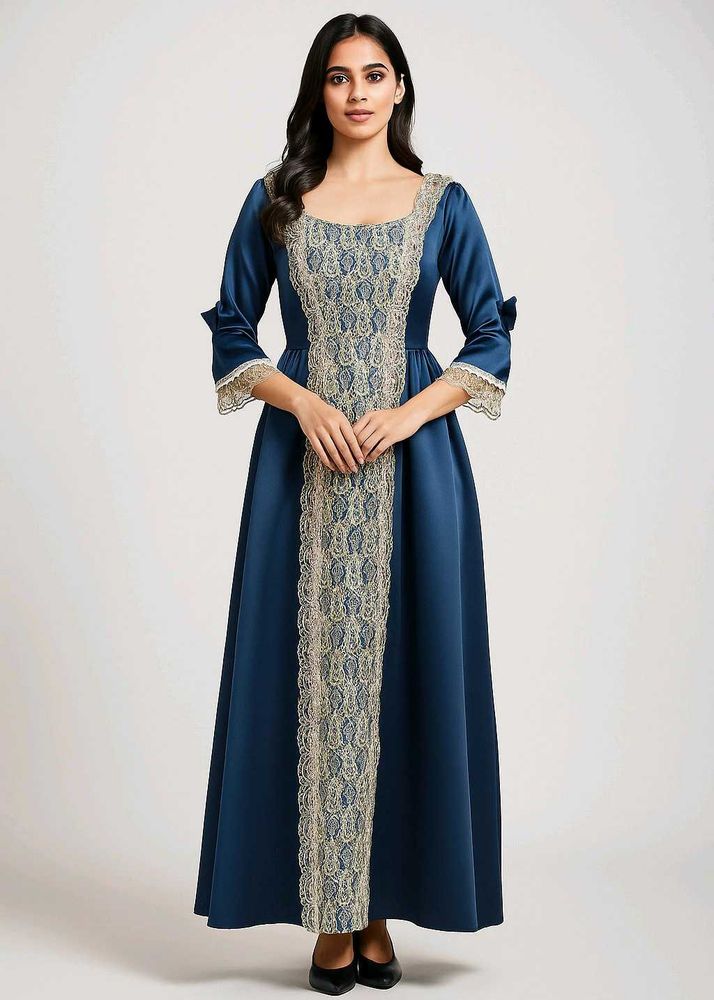 Elegant Blue Ethnic Gown