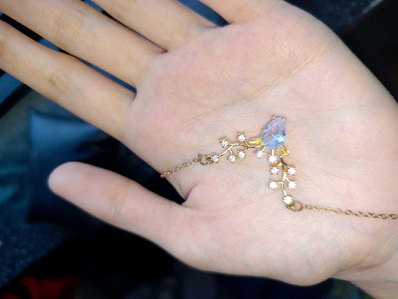 kRYSTALS Gold Plated Zircon Stainless Steel