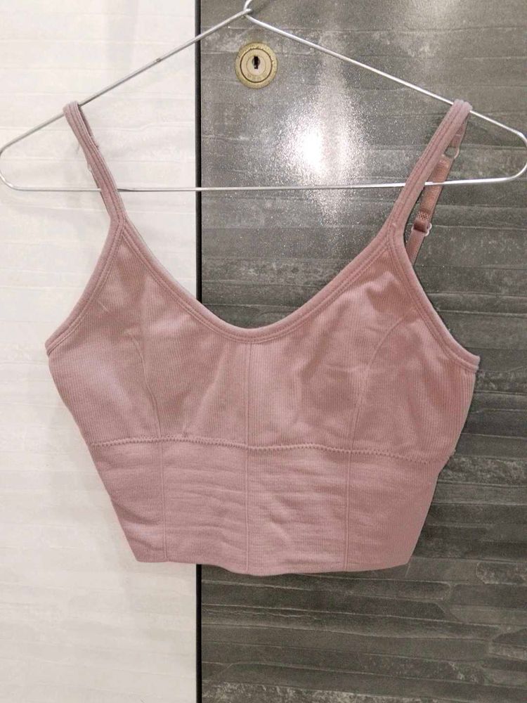 Causual Sleevless Crop Top 🩷