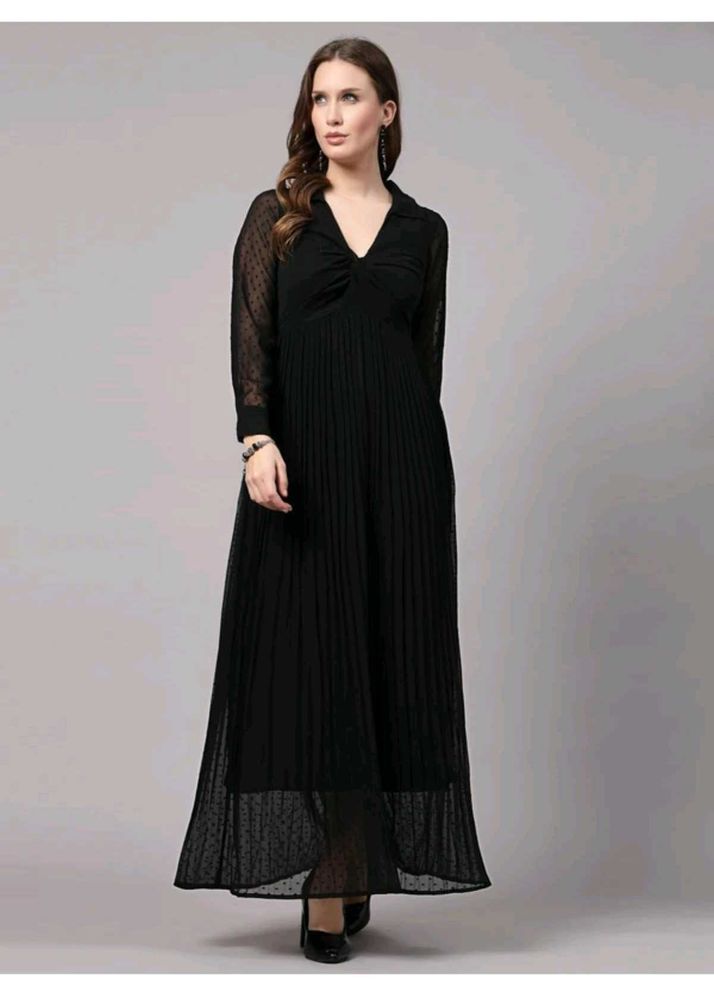 Elegant Black Maxi Dress