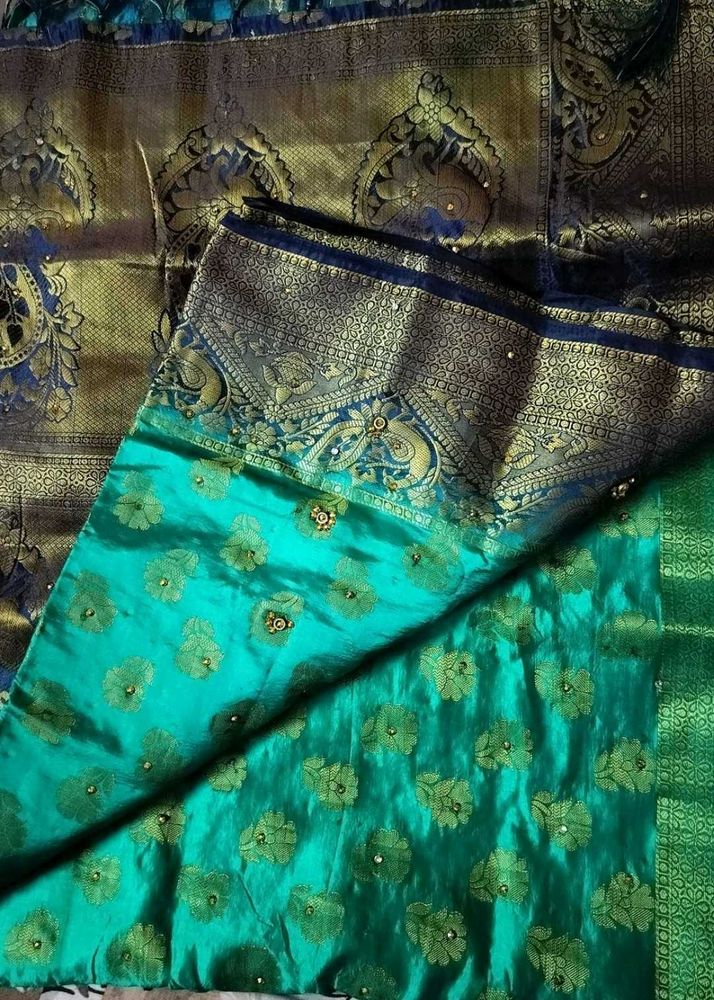 Pattu Green Silk Saree