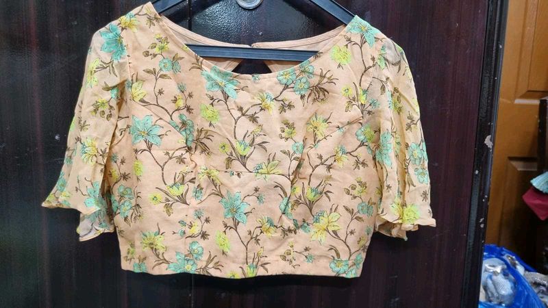 Peach Formal Blouse