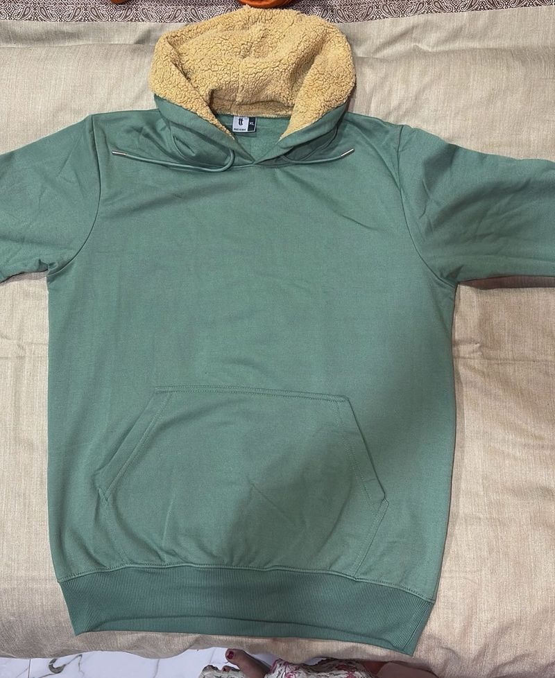 Green Fleece Hoodie