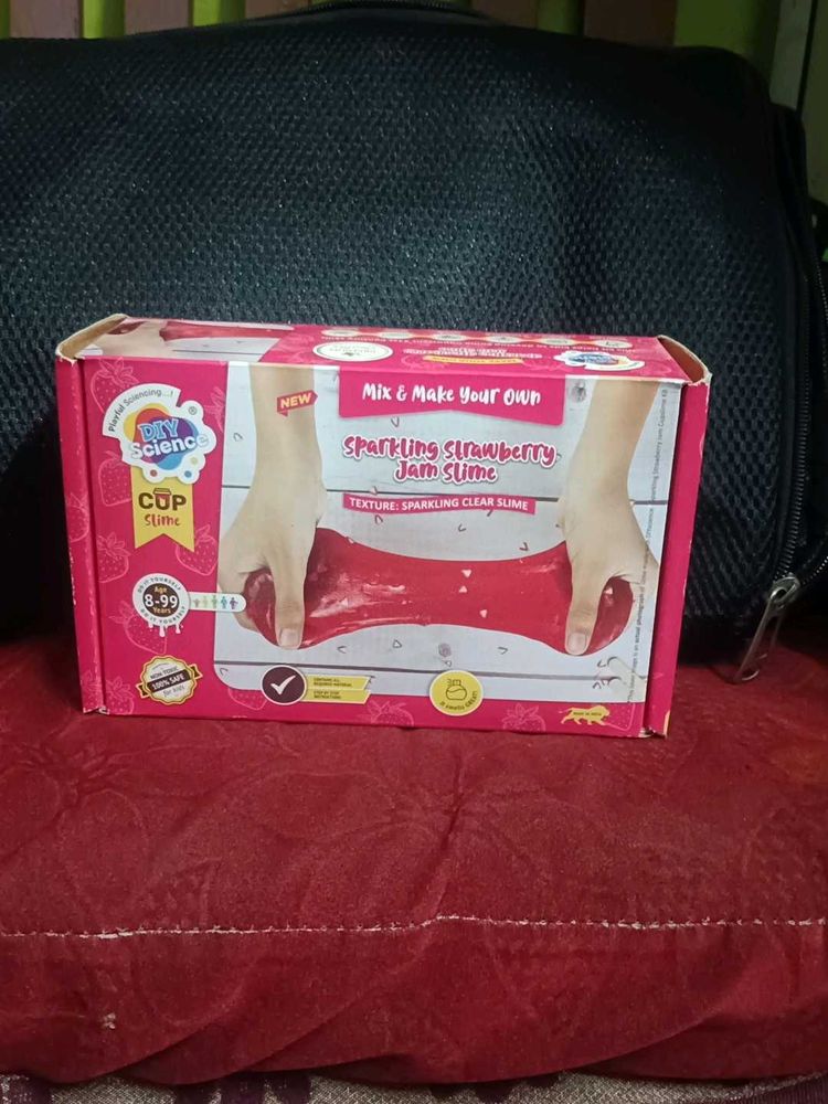 New sealed unoped Sparkling Strawberry Jam Slime