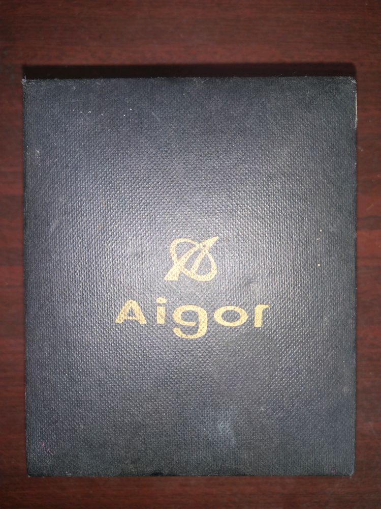 Rare Aigor Two Tone Men&#39;s Wrist Watch
