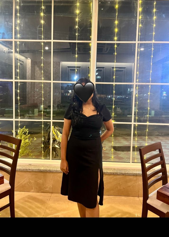 Gathered Midi Dress