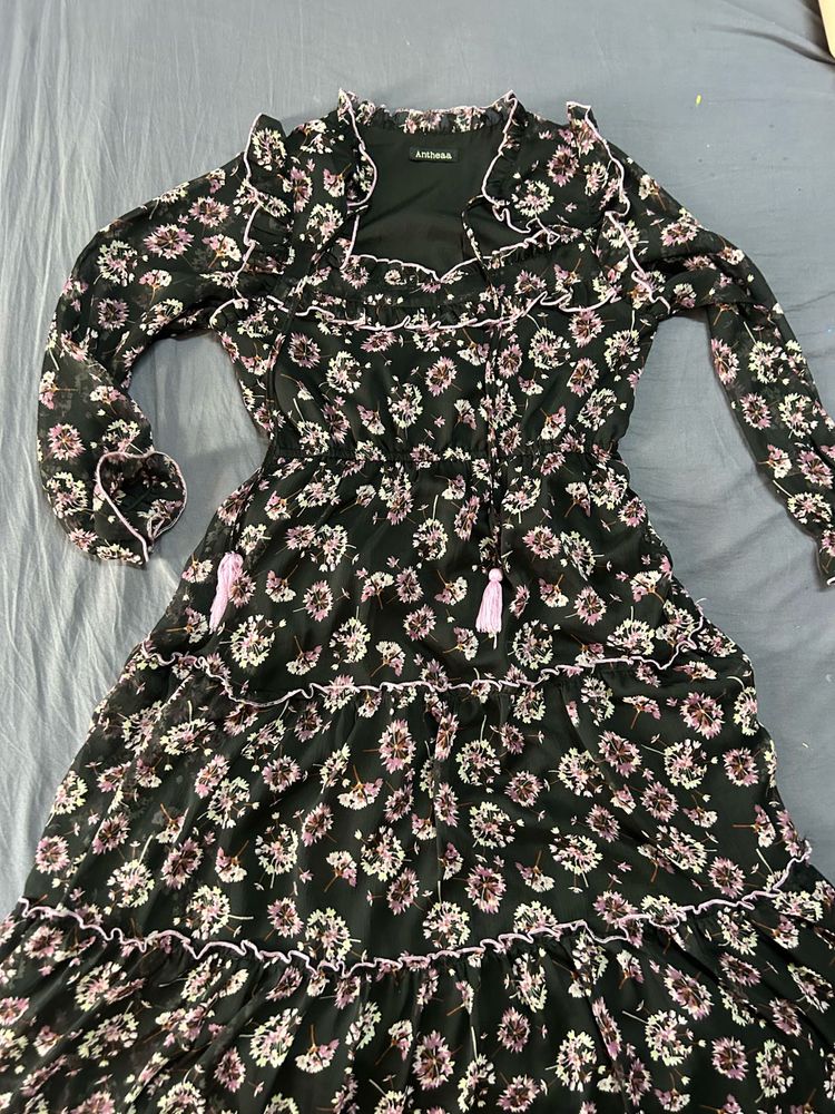 ANTHEAA long floral dress