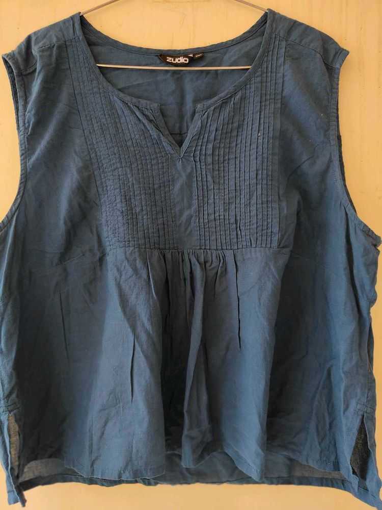 💙 Sleeveless Crop Top From Zudio