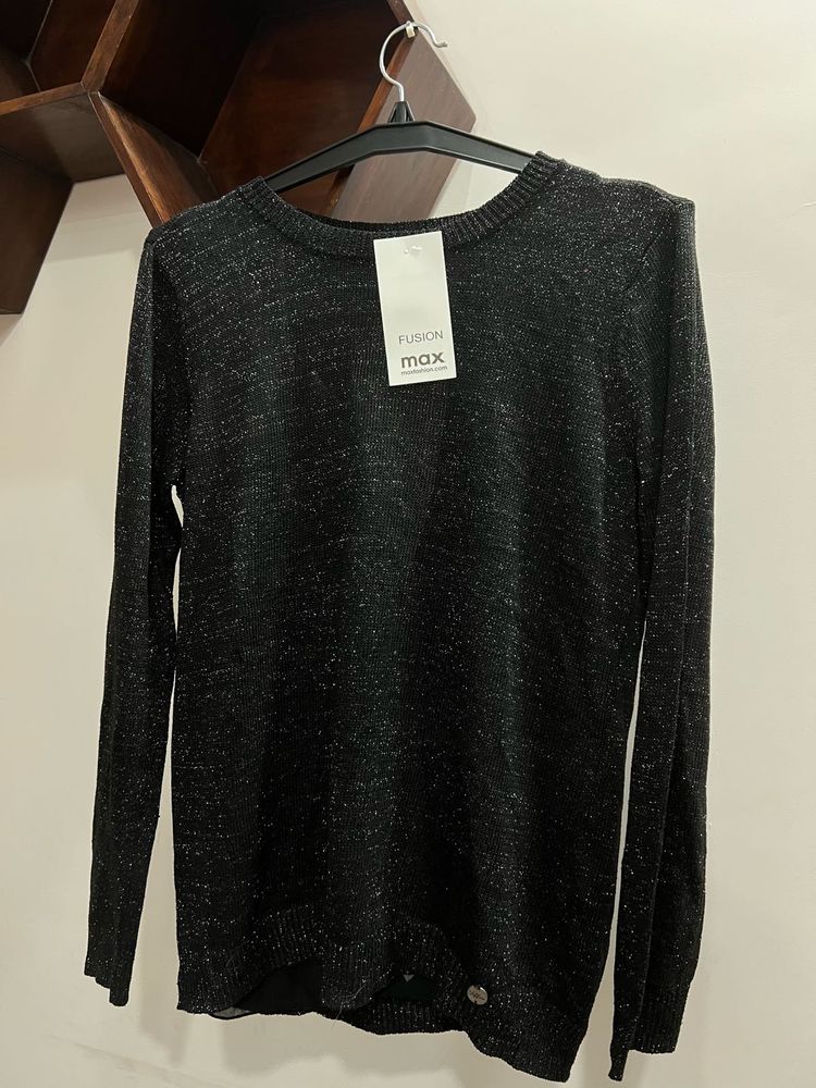 Black sparkling Sweater