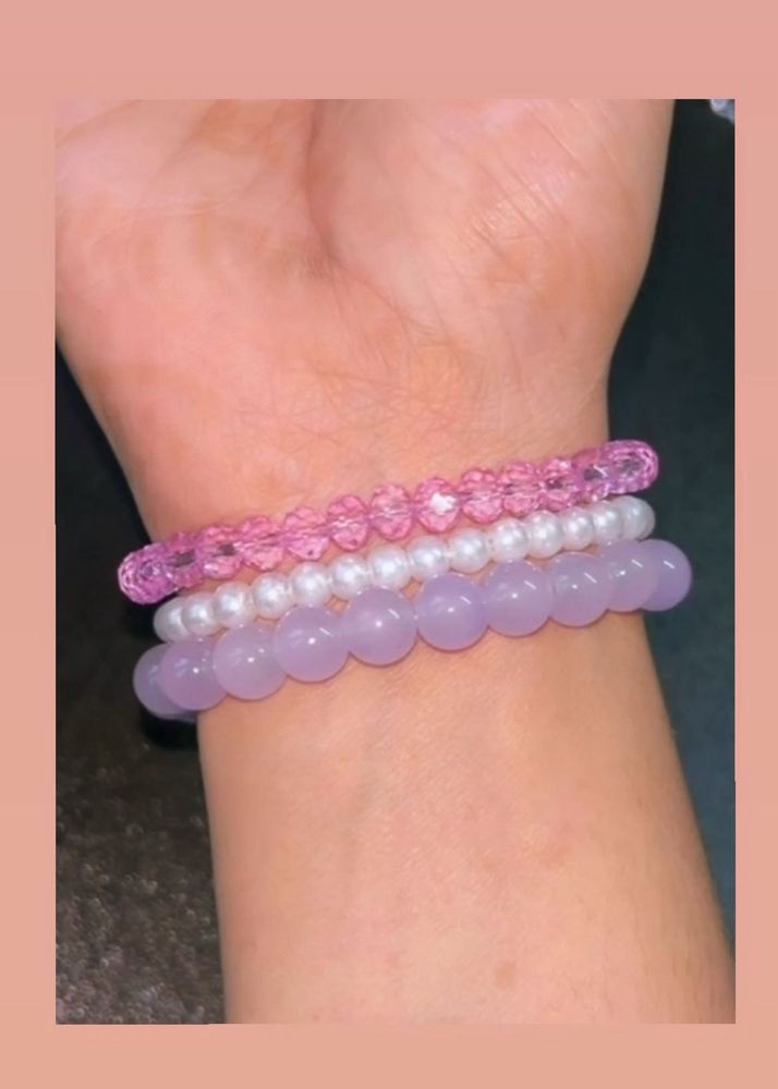 Pastel Beaded Combo Bracelet Set..😍✨
