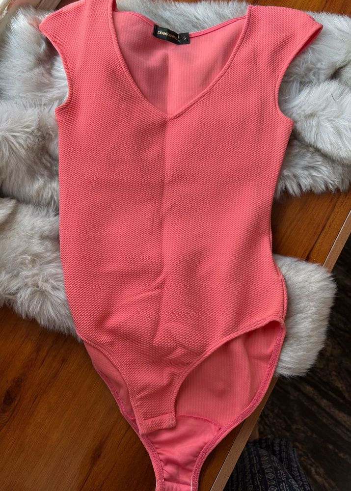 Chic Coral Bodysuit
