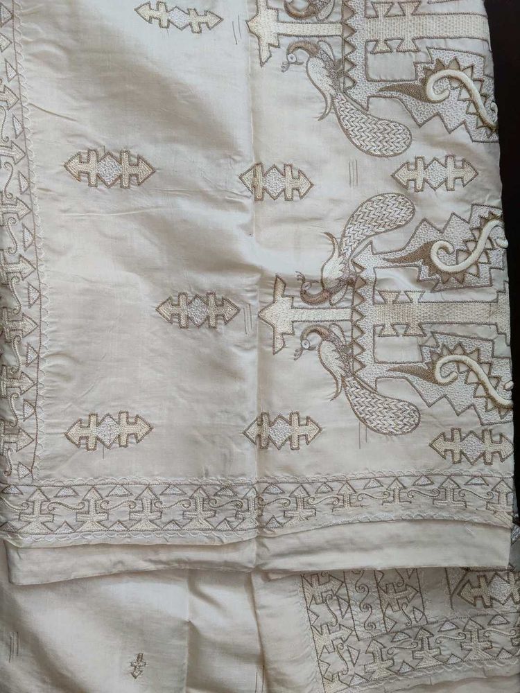 Silk Embroided Saree