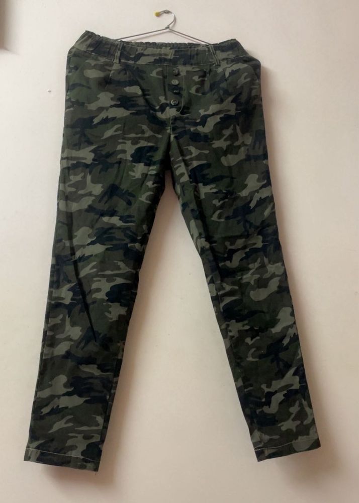 Army Print Pants