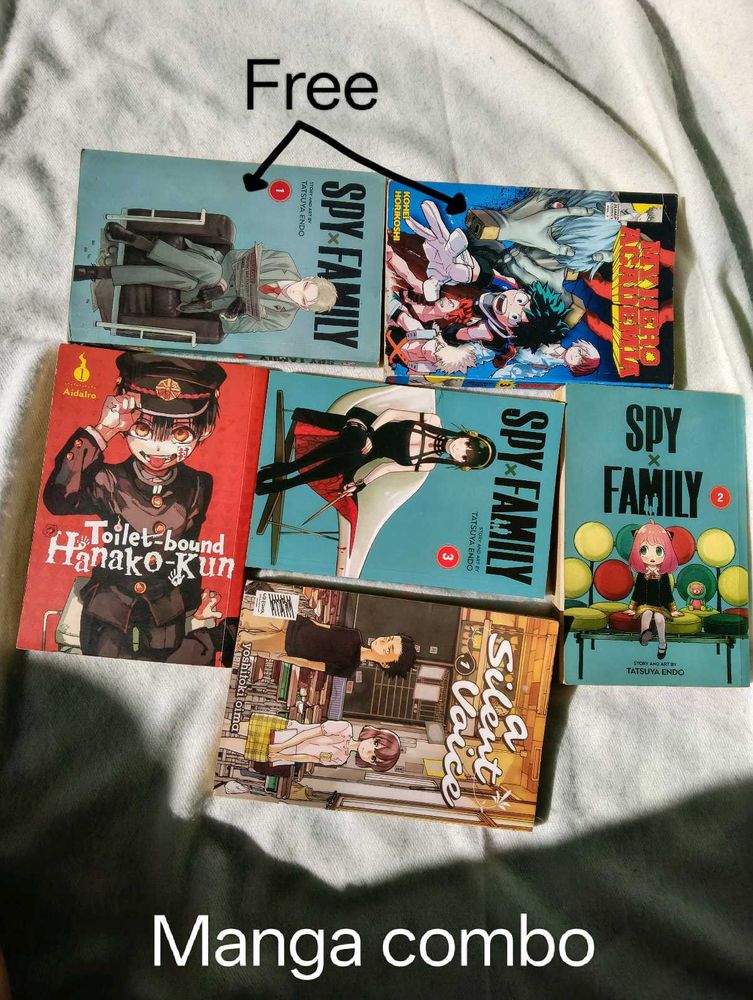 Manga Combo - silent voice , spy x family