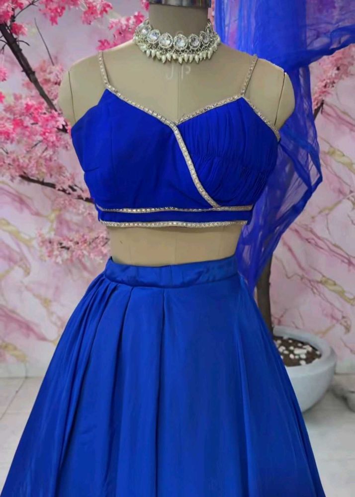 Royal Blue Lehenga Choli Set