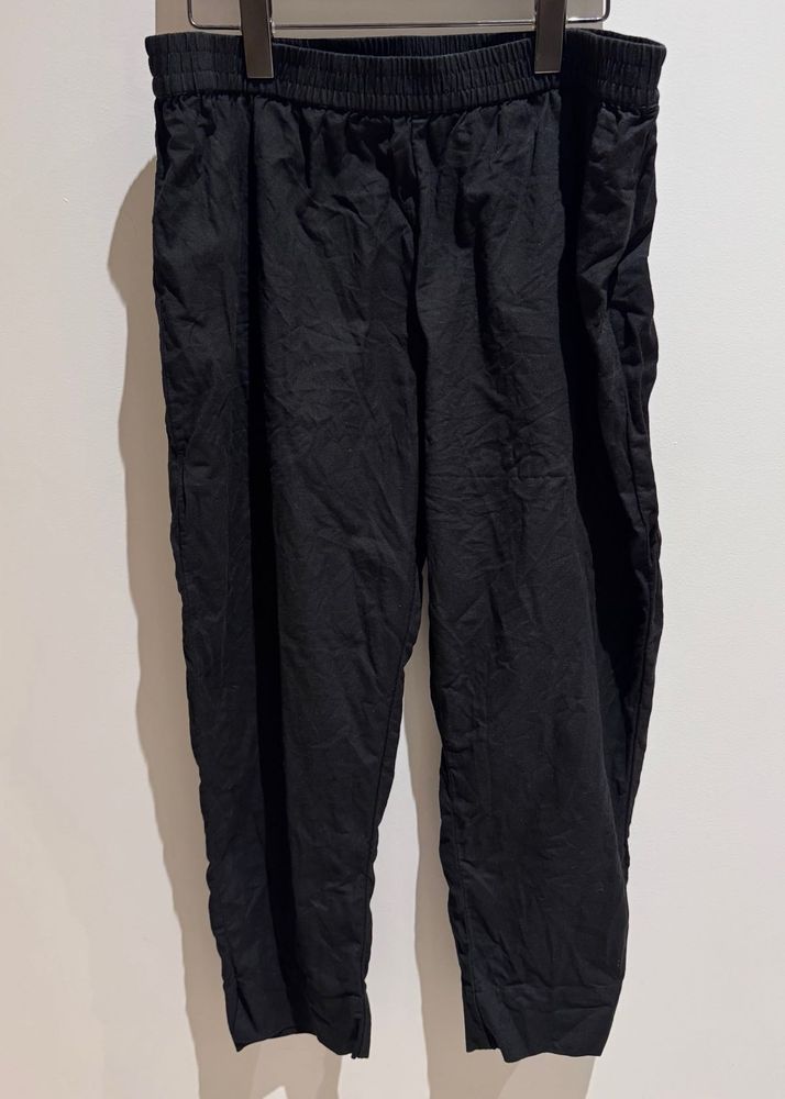 Black Ethnic Cotton Pants