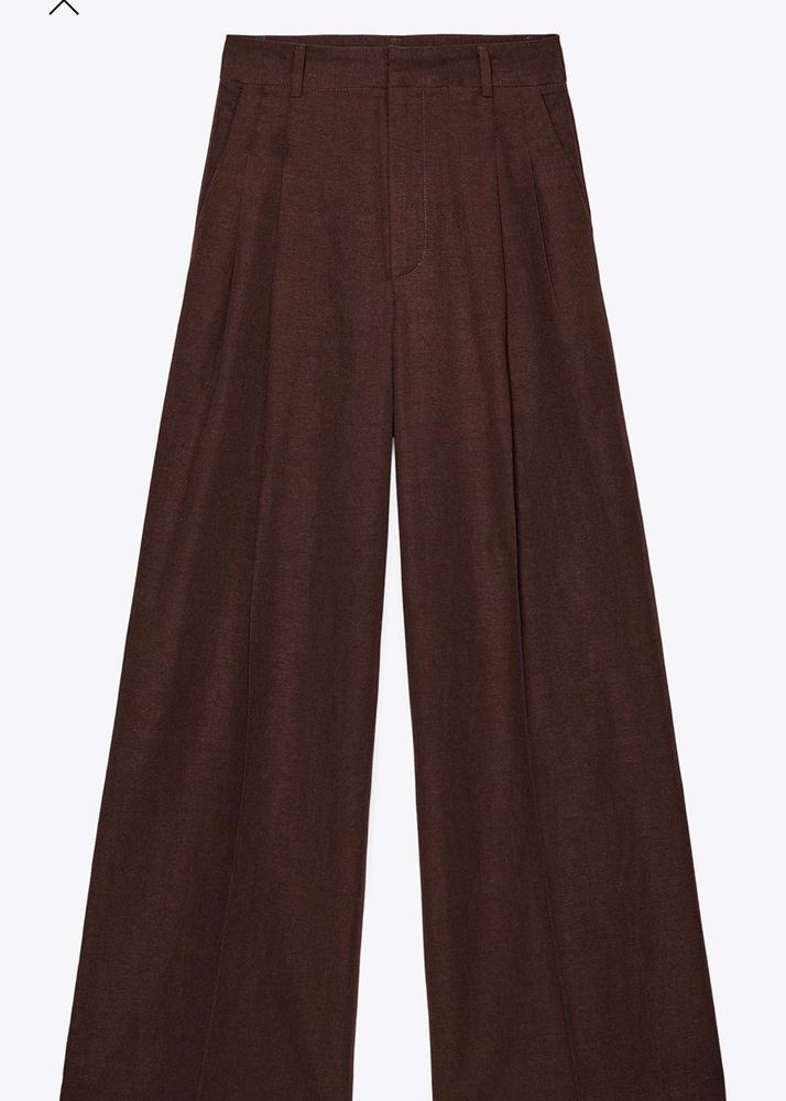 ZARA DARK BROWN FORMAL TROUSERS ***BRAND NEW****