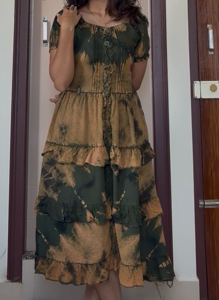 🔥Tiered Tie-Dye Dress