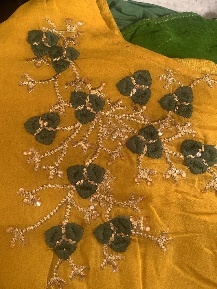 Frock Lehnga With Dupatta