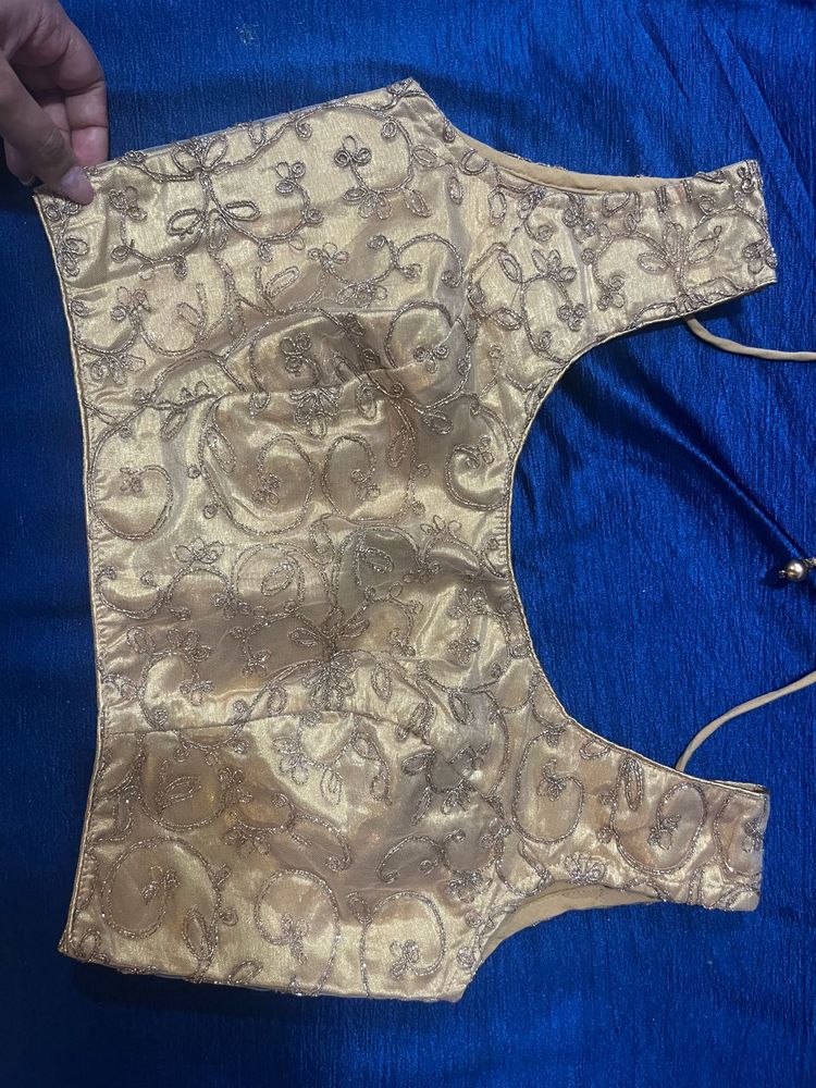 Gold Embroidered Blouse