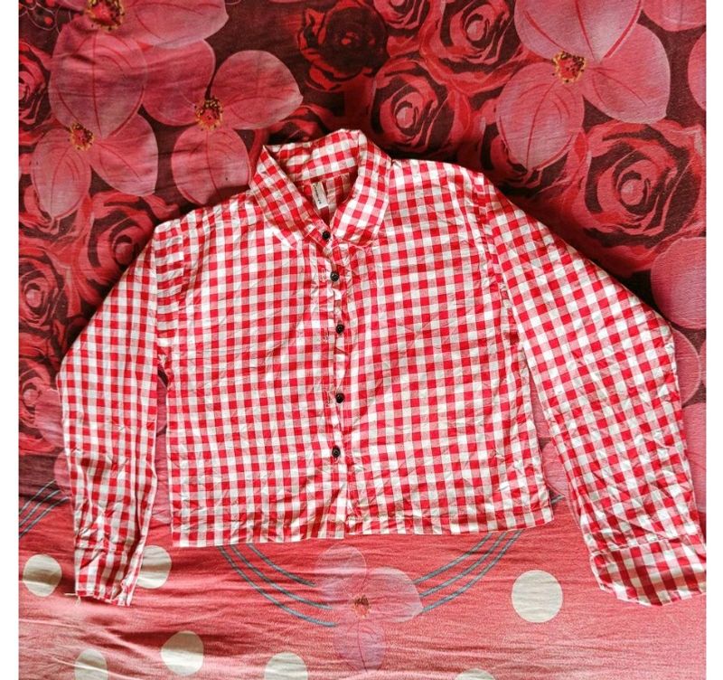 Shirt Crop Red ♥️
