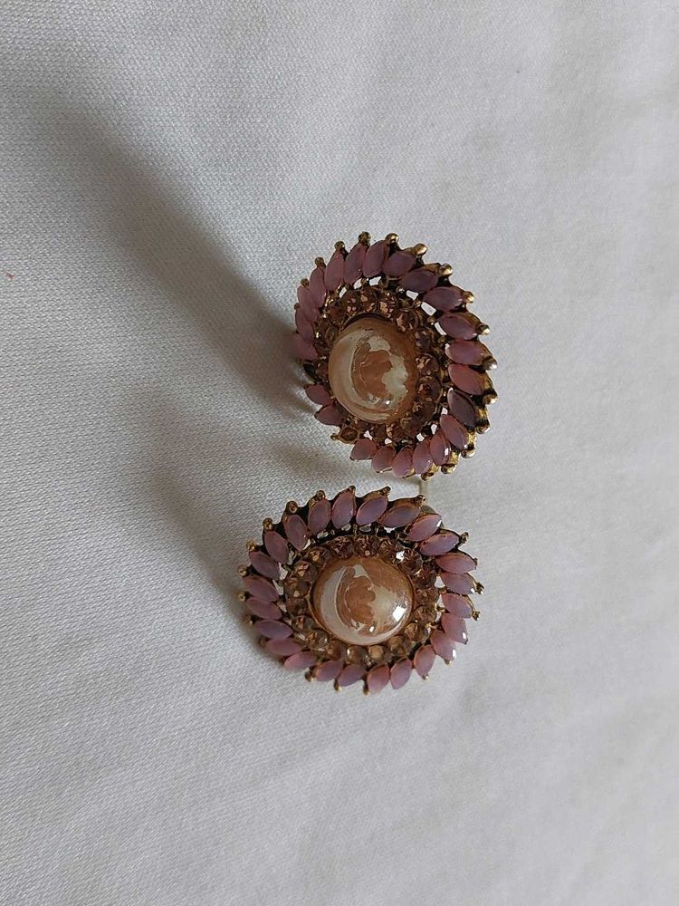 Vintage Pink Earrings