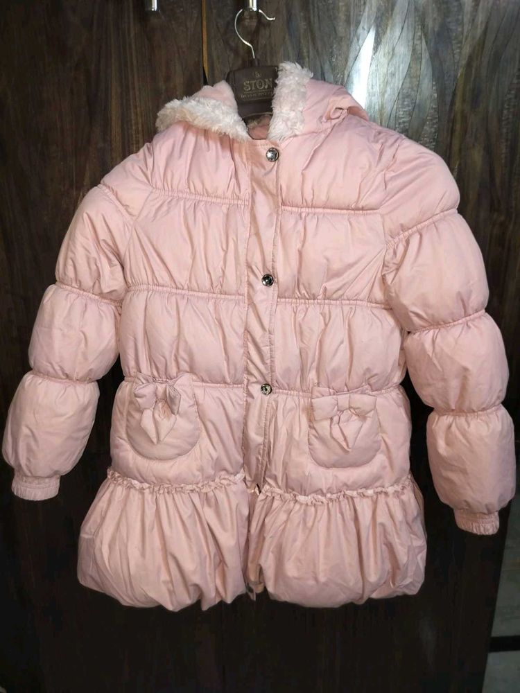 Baby Pink Color Pookie Puffer Jacket