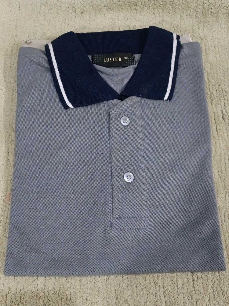 New Grey Polo T-Shirt