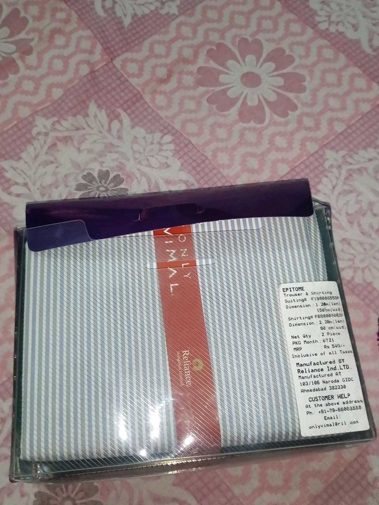 Vimal shirt pant Fabric