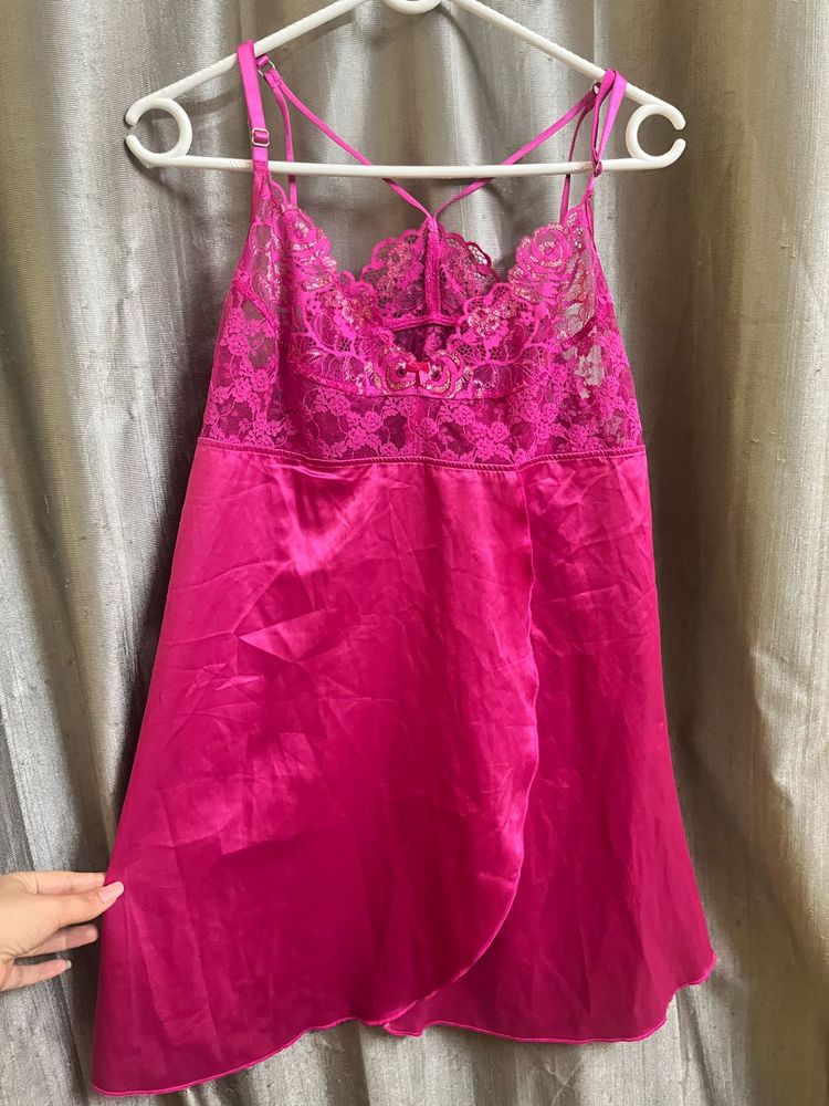 Pink Bow Night Suit