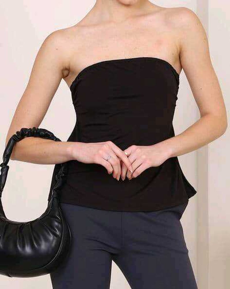 Chic Black Tube Top