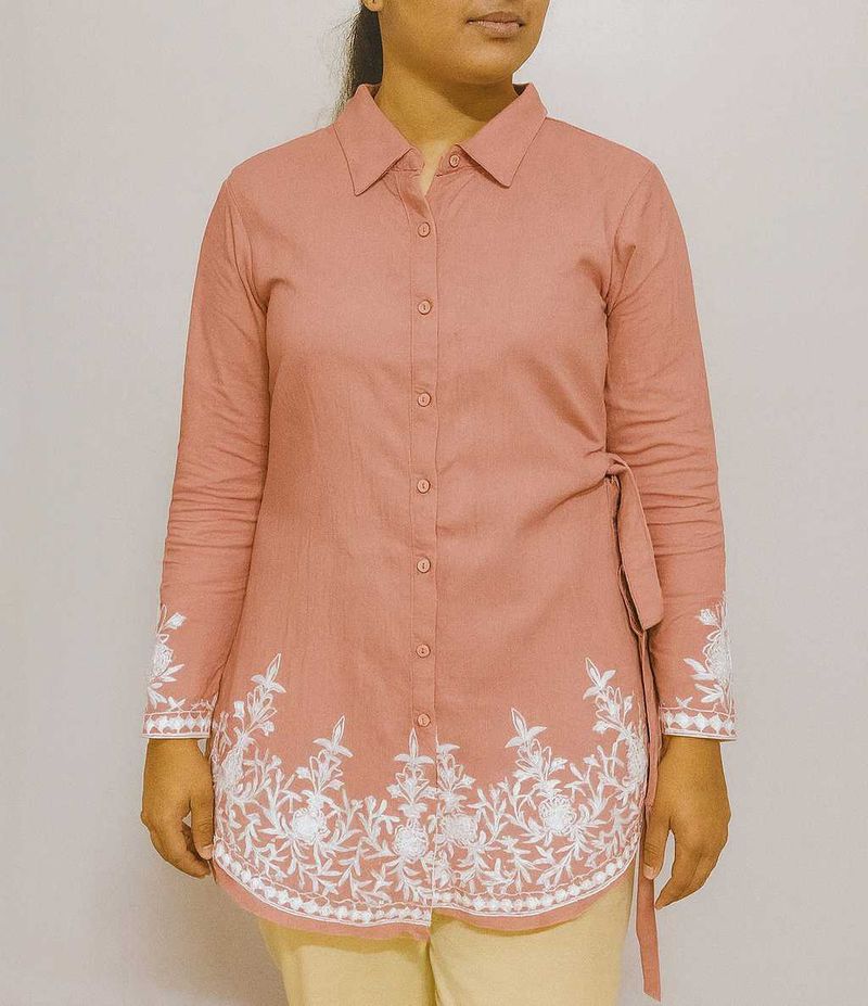 Elegant Embroidered tunic top