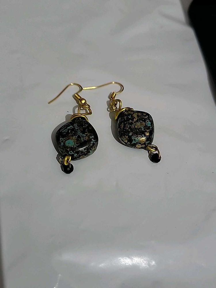 Wire Wrapping Beads Ear Drops