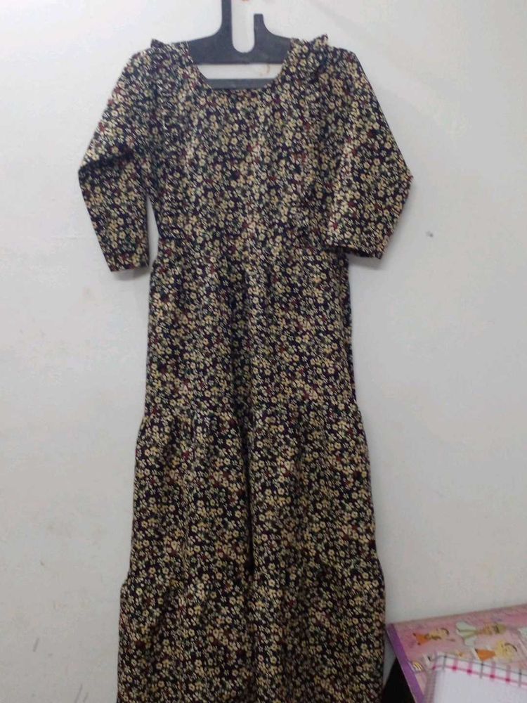 Floral Print Maxi Dress