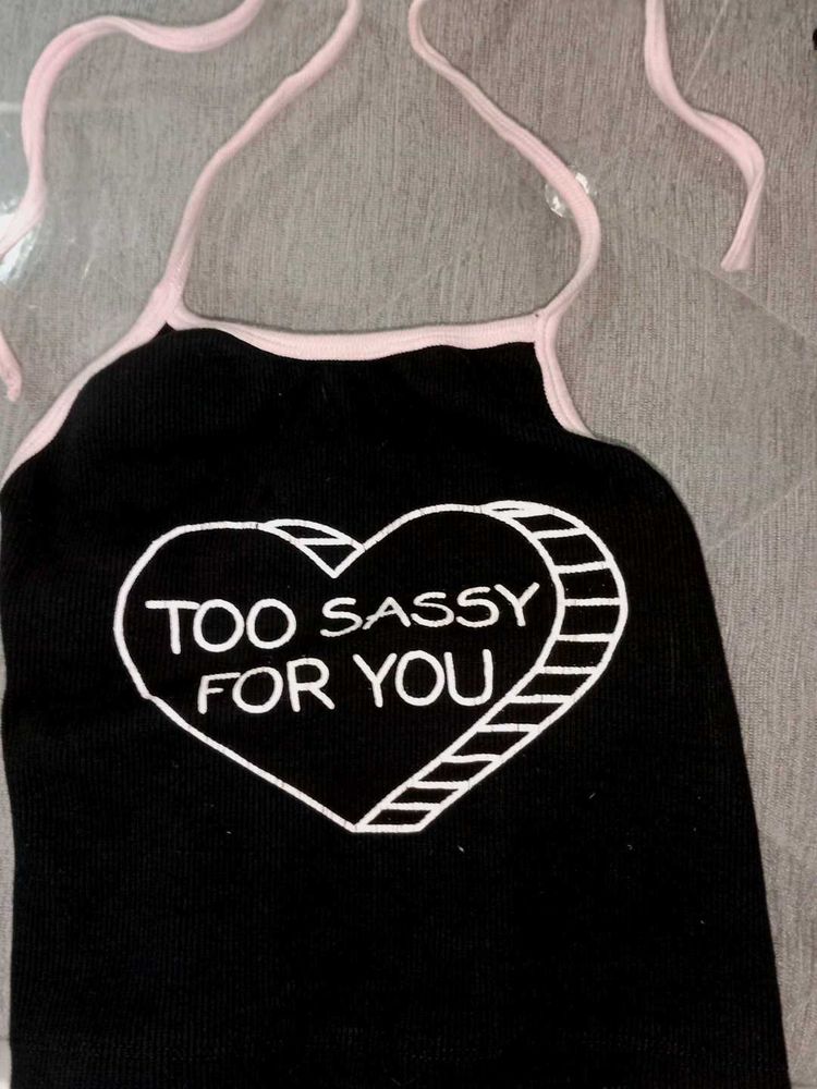 Sassy Graphic Tank Top