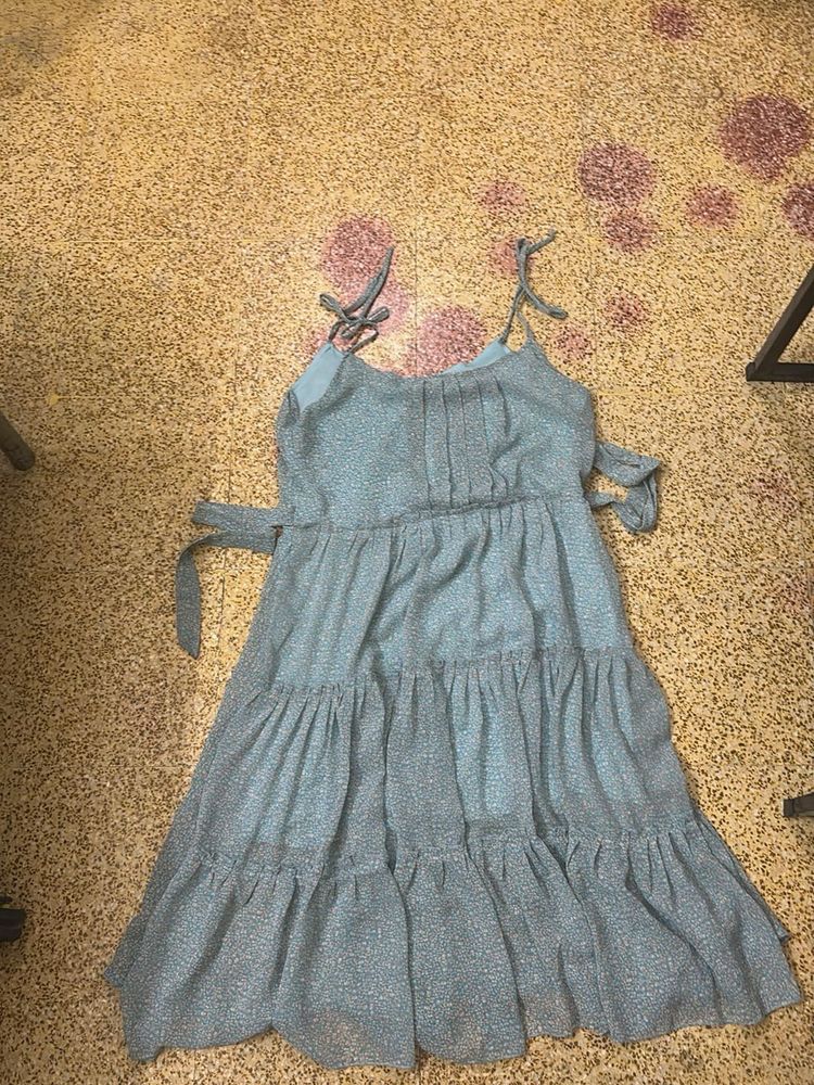 Blue Floral Dress