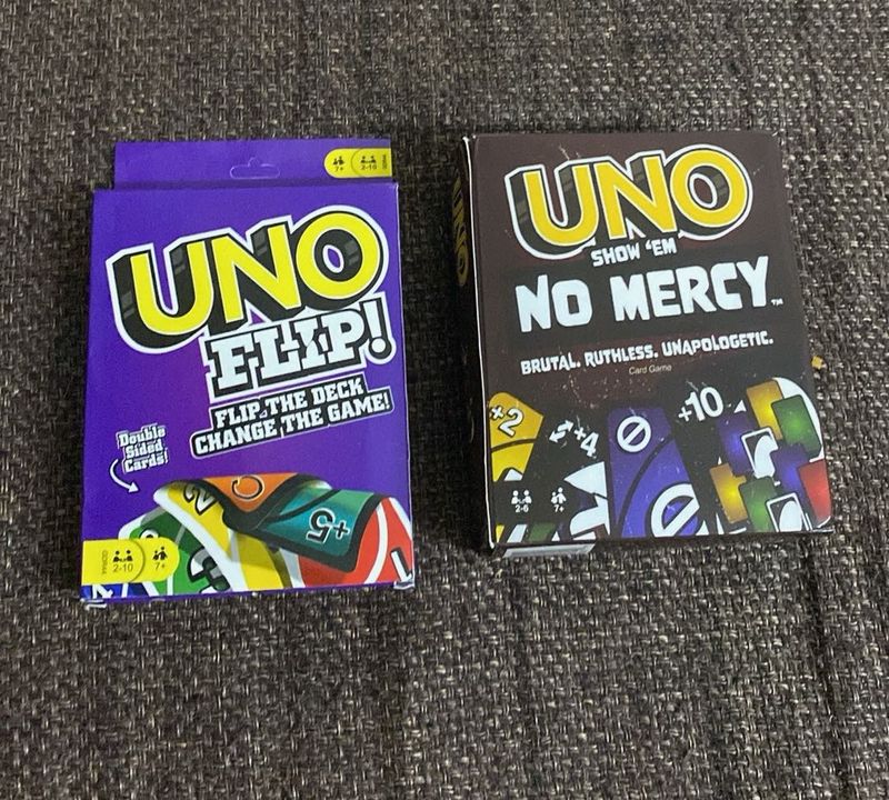 UNO Flip &amp; No Mercy Card Games