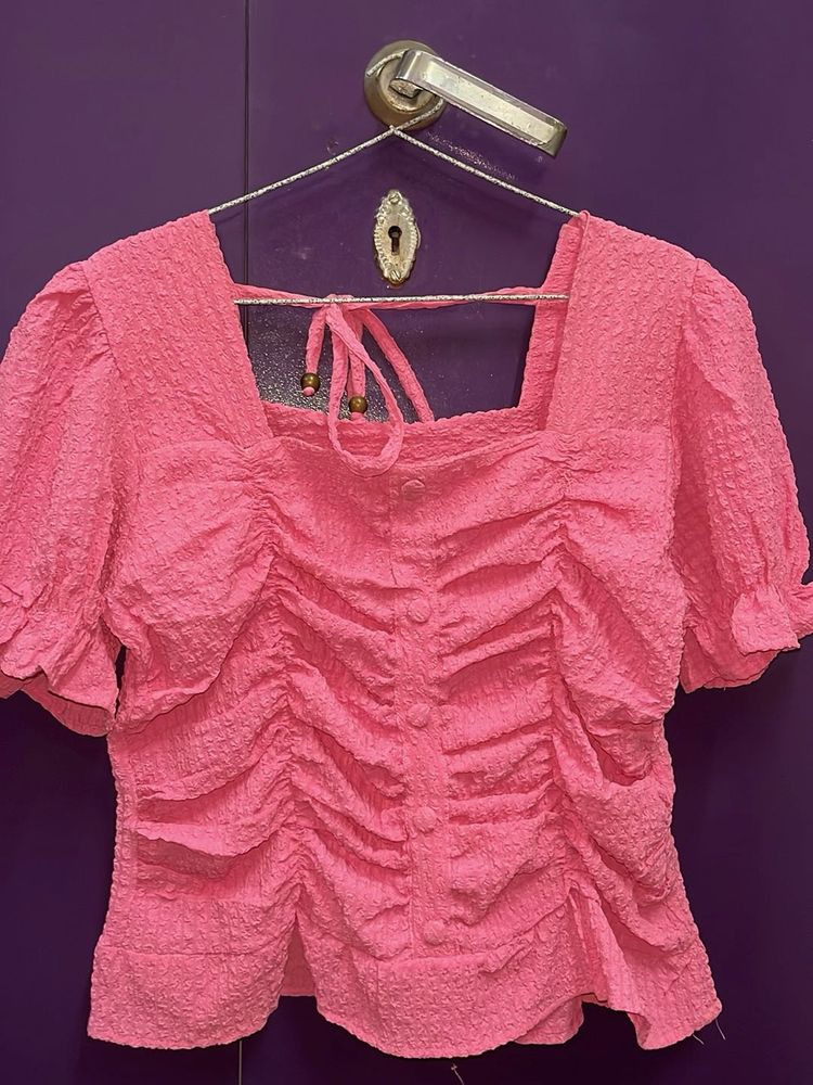Rose Coloured Pretty Top