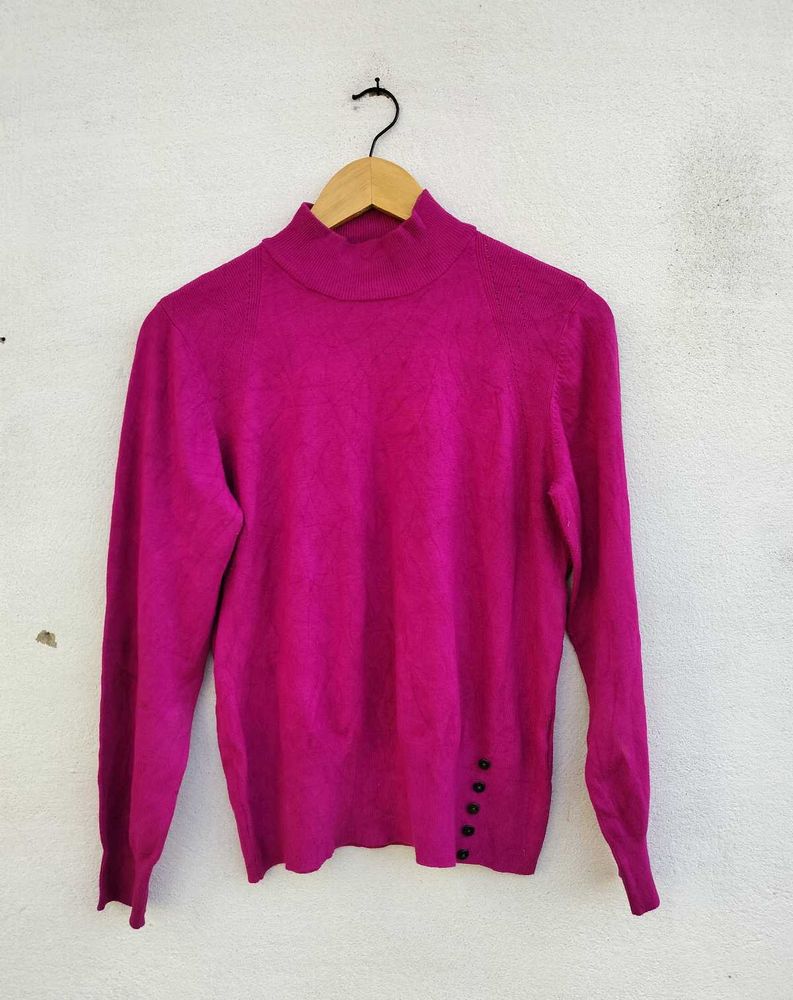 Pink Winter Top