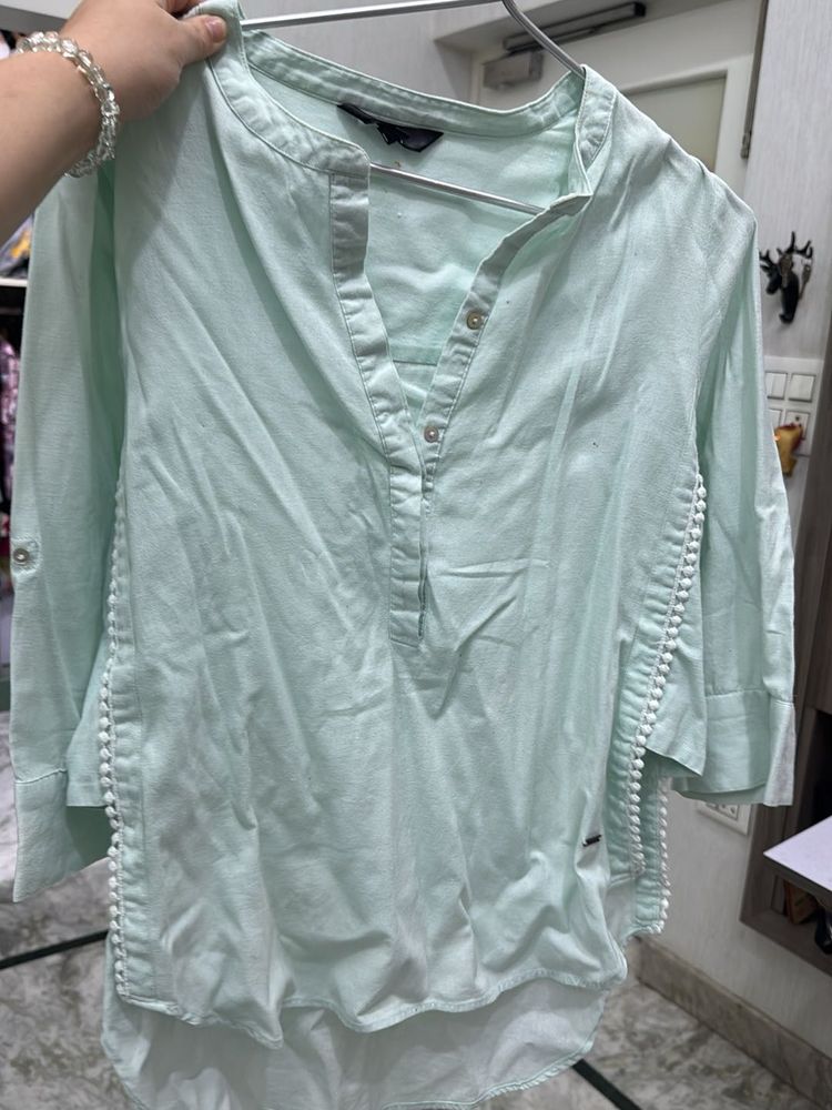 Mint Green Tunic Top