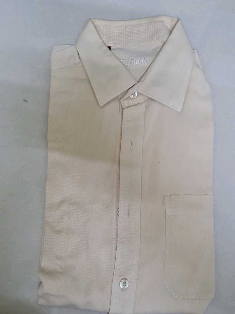 Raymond Formal Shirt - Yellow, Size 42