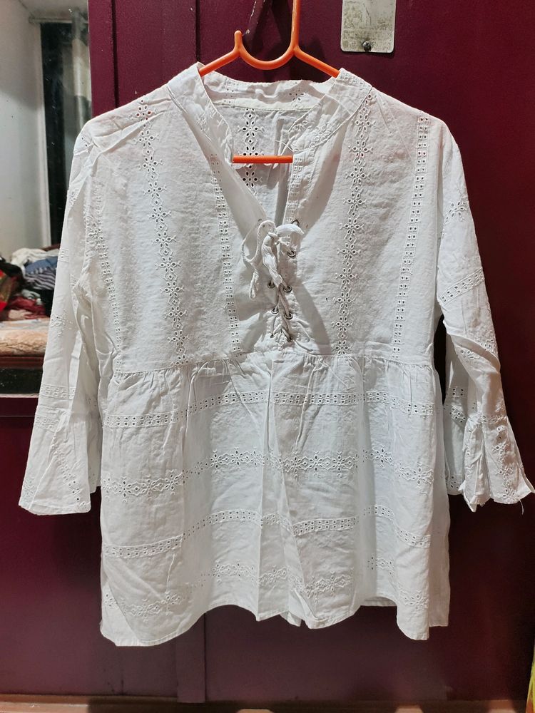 Women&#39;s White Top For Summer