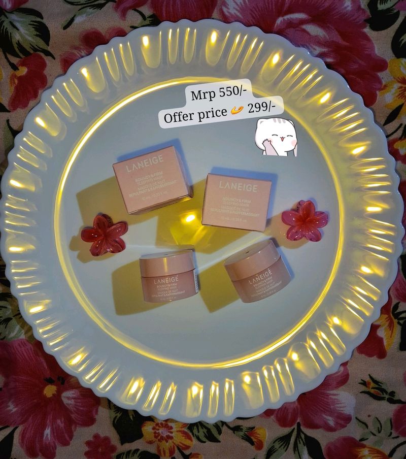 Laneige Bouncy And Firm Sleeping Mask 🌸🍑20ml