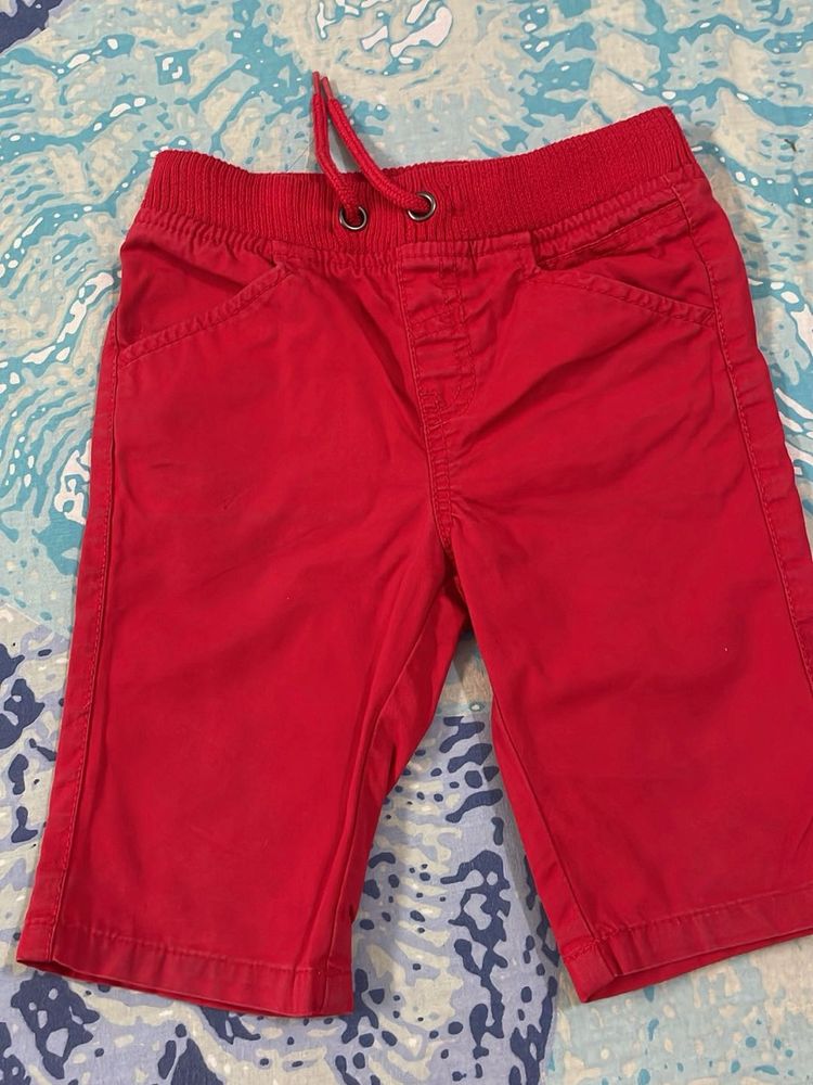 Red Boys Clothing Shorts