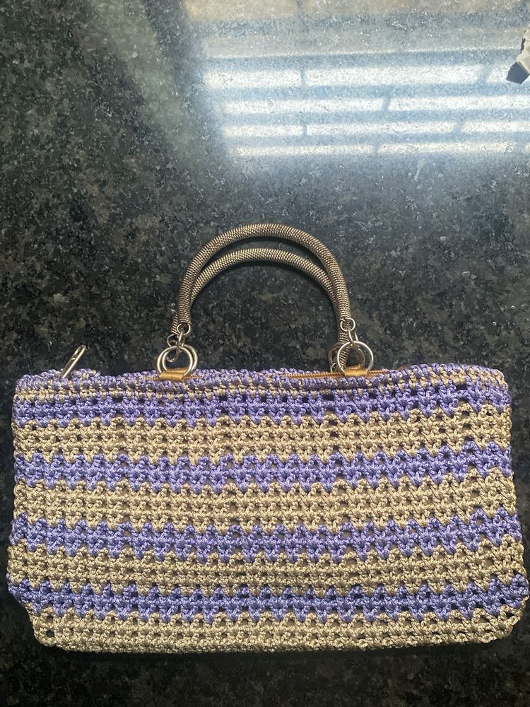 Crochet Hand Bag