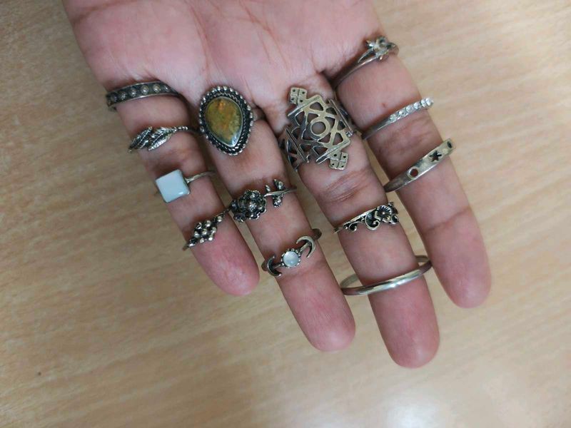 Boho Ring Set