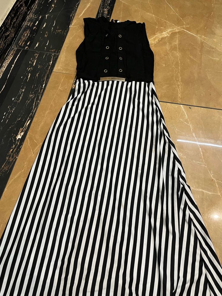 Black White Women Dress