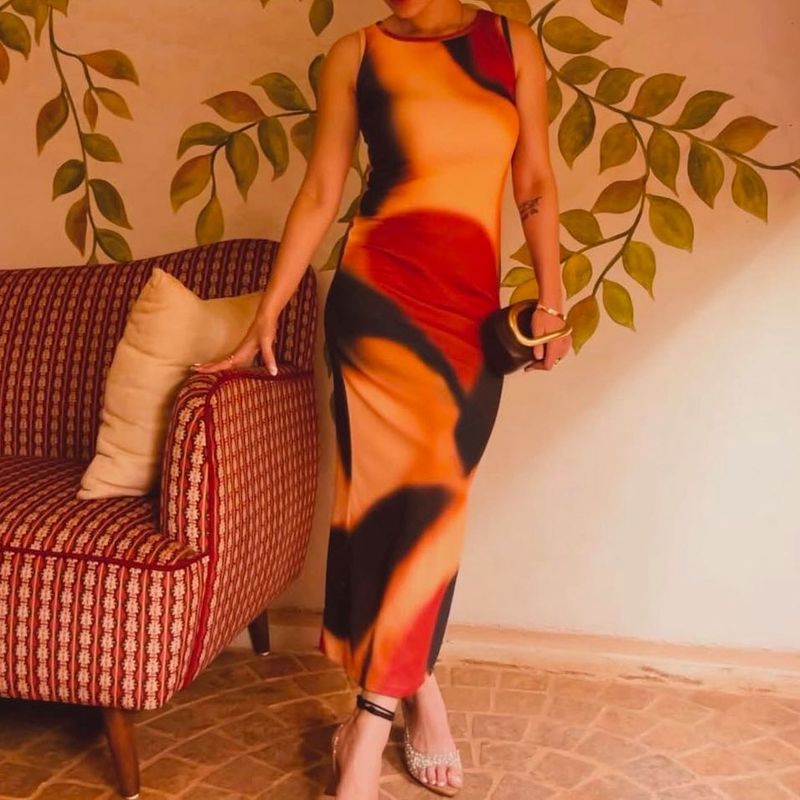 Bodycon Ankle Length Dress