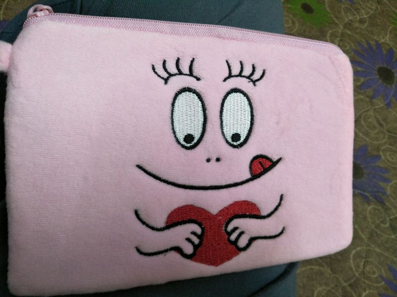cute baby pink pauch